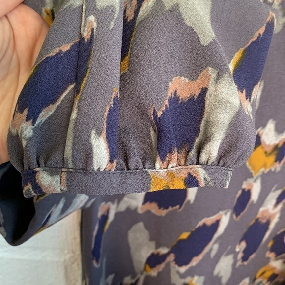 Leith Cut Out Feathers Long Sleeve Mini Dress sz M - Picture 6 of 9